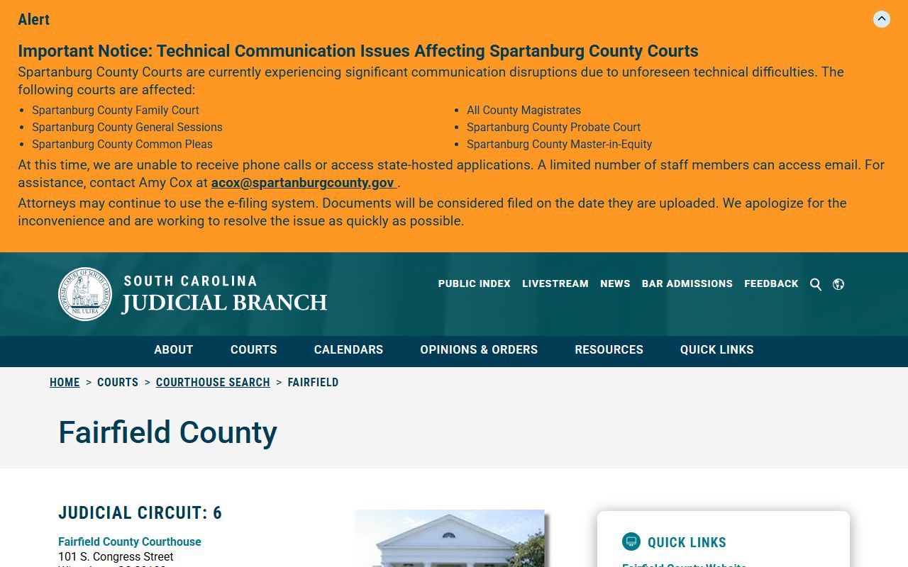 Fairfield County court records Judicial Branch courthouse profile