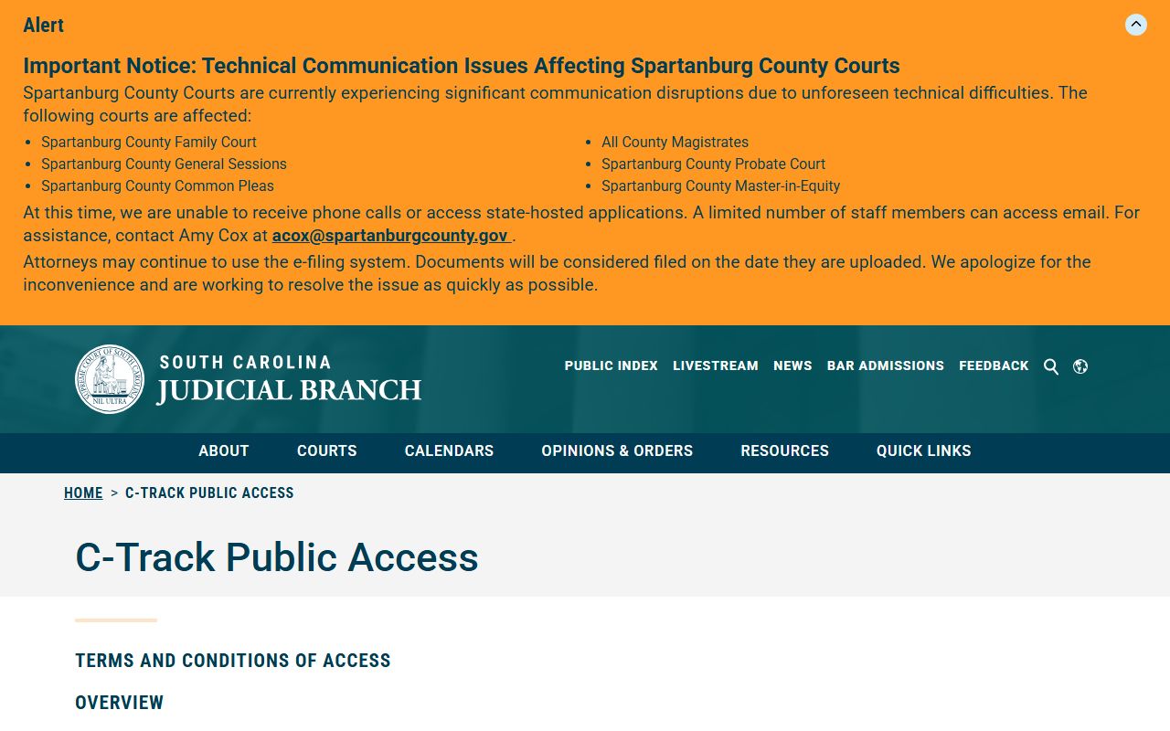 Fairfield County court records C-Track public access