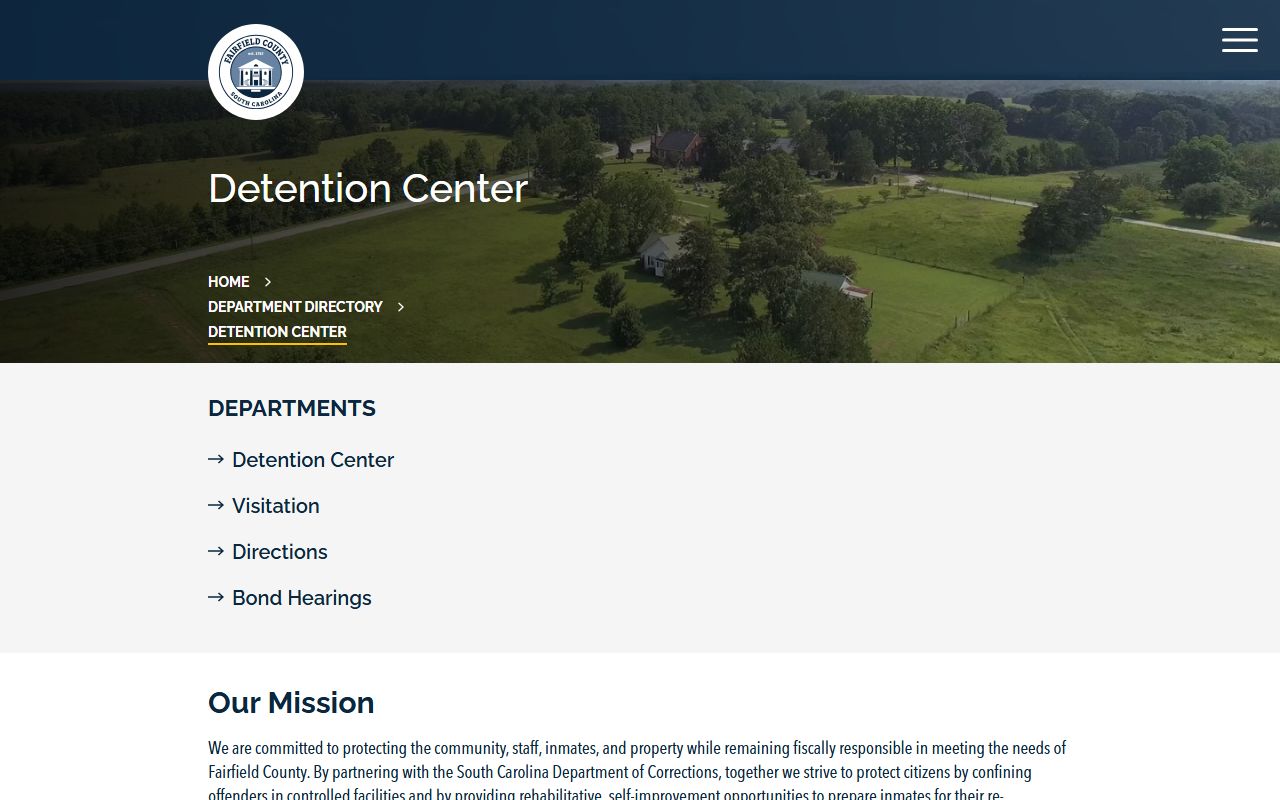 Fairfield County inmate search Detention Center source